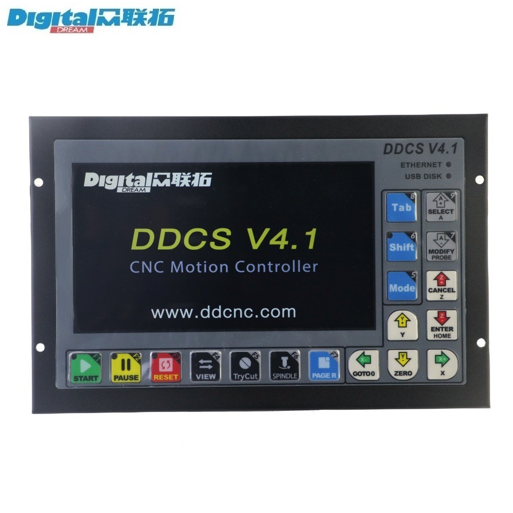 مجموعة وحدة تحكم الحركة CNC DD - مراجعة Ddcs V4.1 4 Axis Cnc Offline Controller وسعره